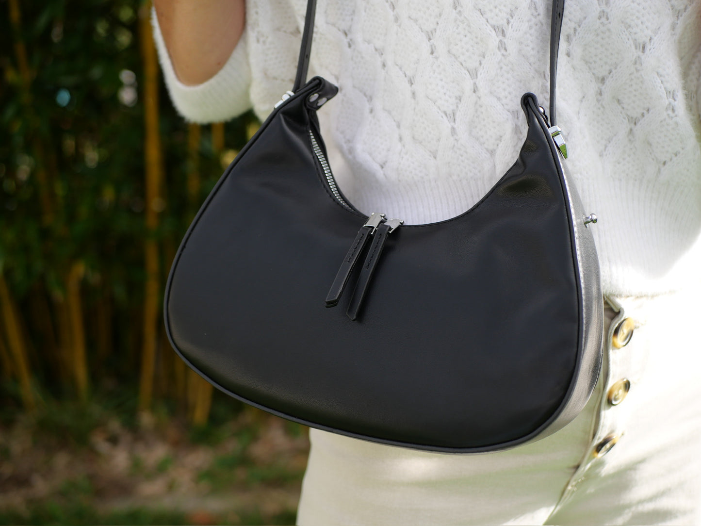 Sac noir sequin dos arrière