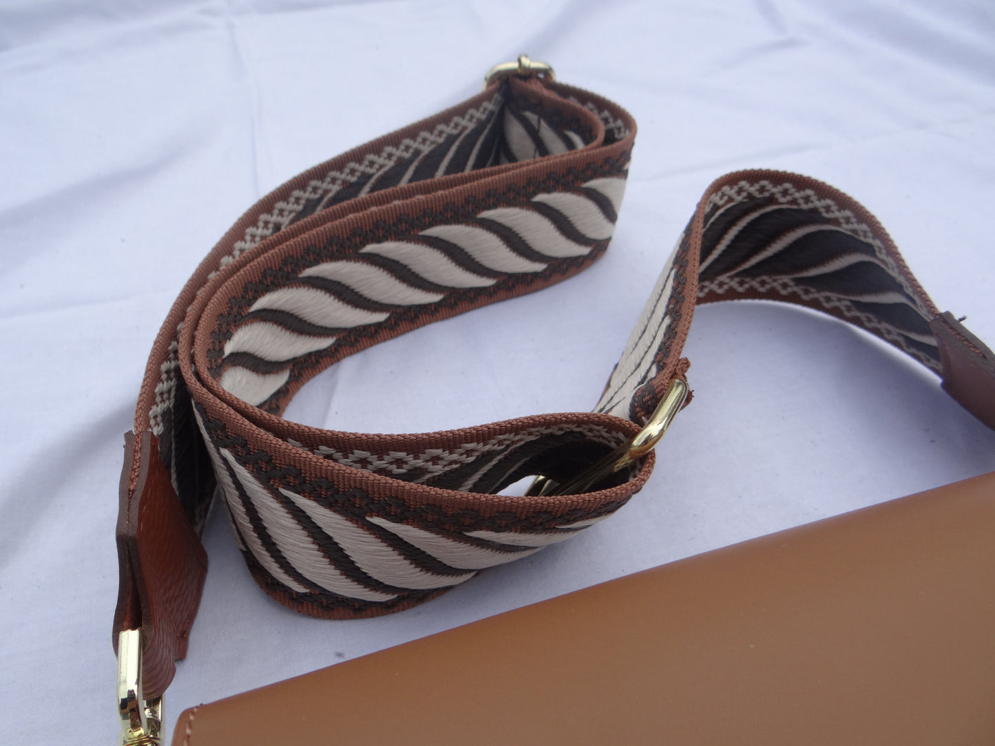 bandoulière sac camel et marron - Chez Ceane