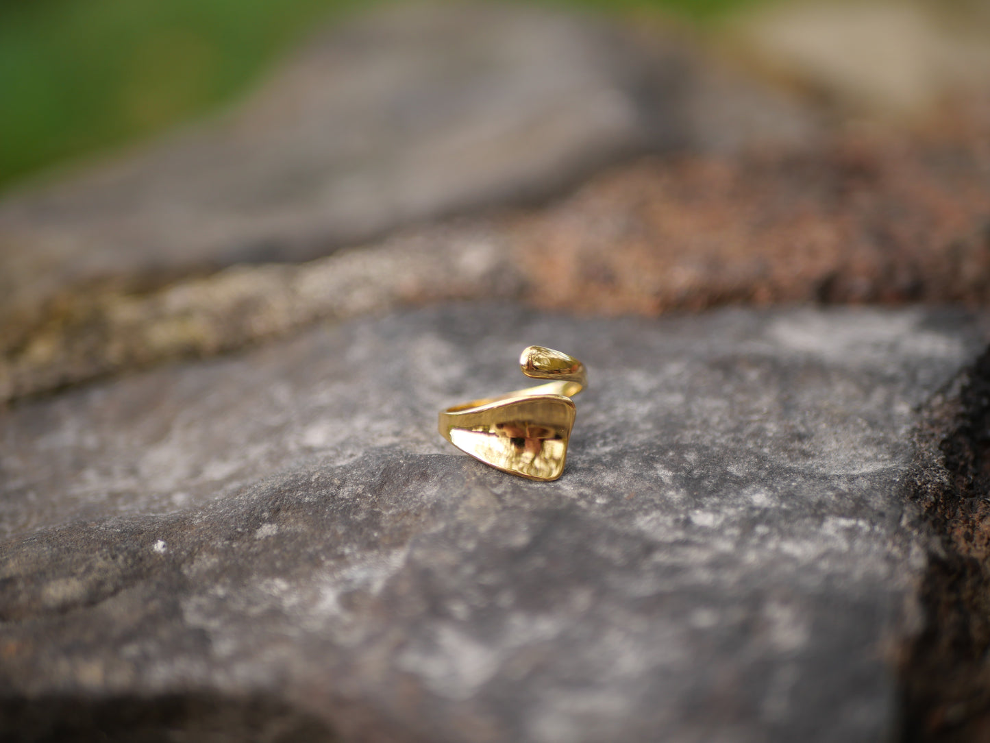 Bague argent zoom pierre acier inoxydable chez ceane 