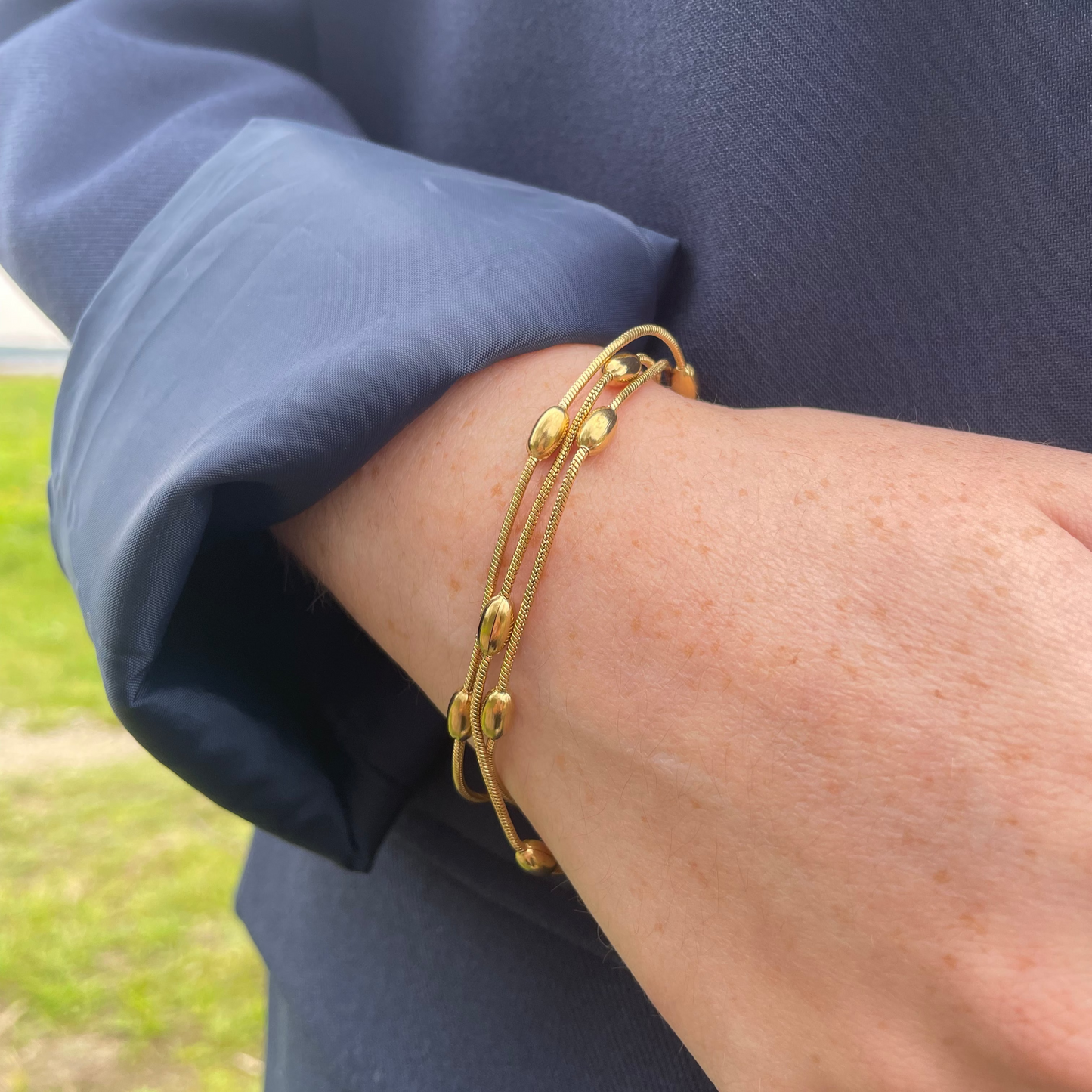 Bracelet or acier inoxydable 